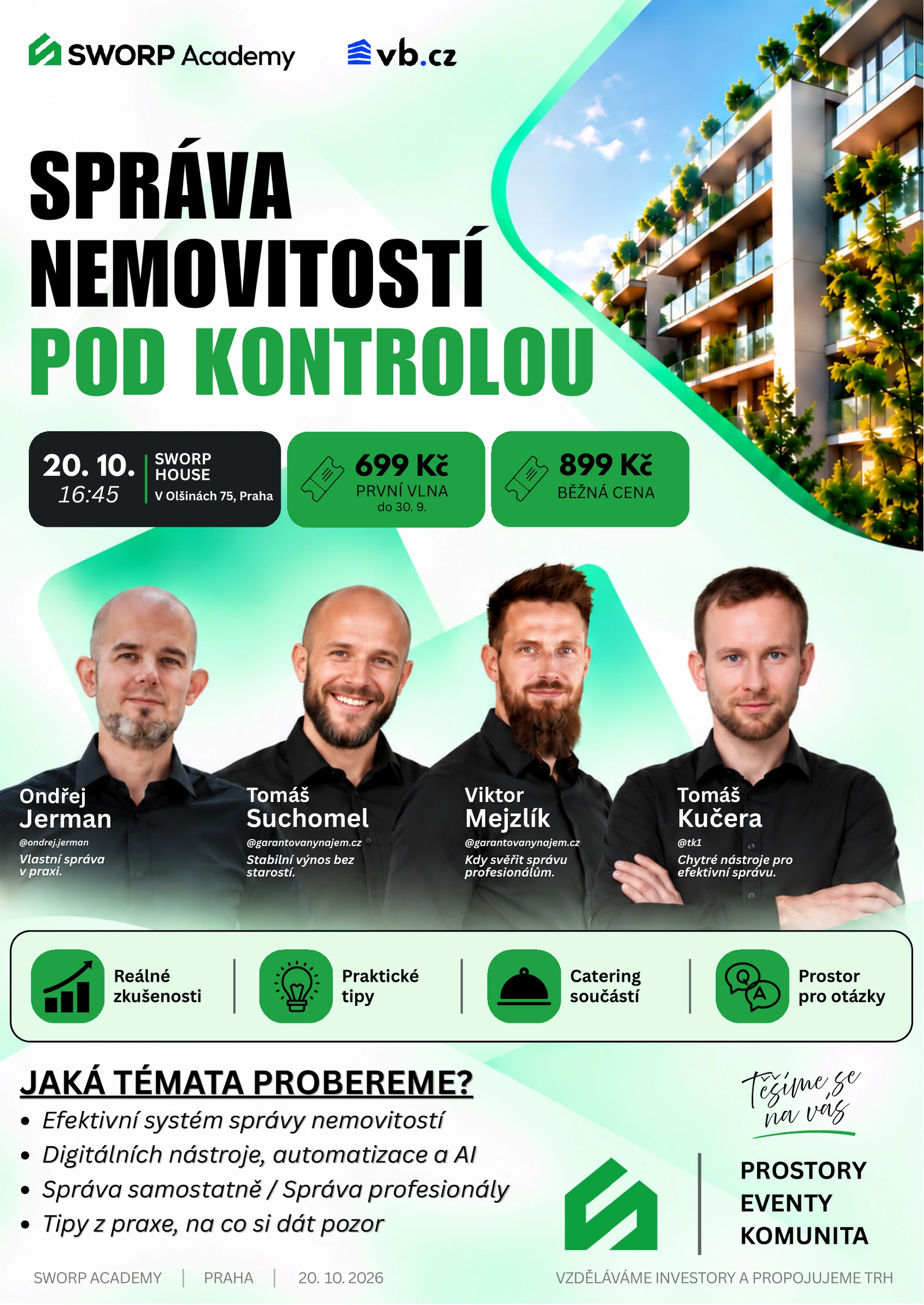 Plakát akce Správa nemovitostí pod kontrolou.